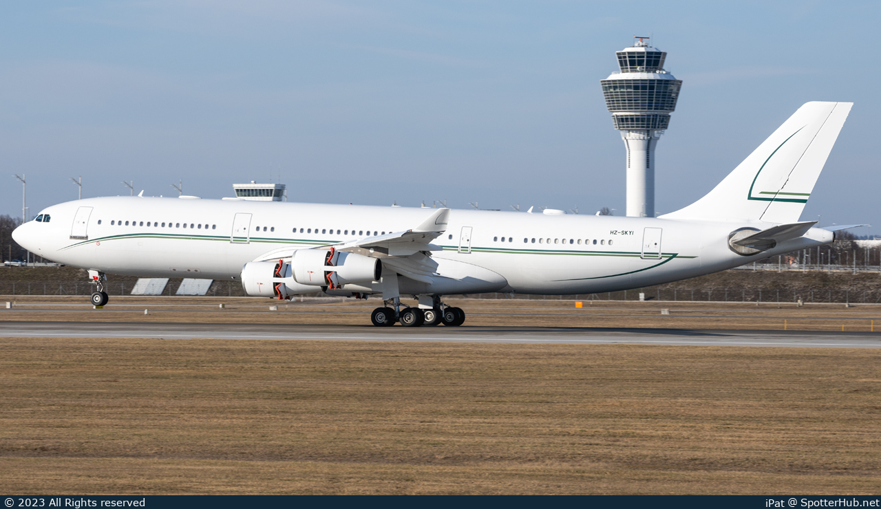 Photo of HZ-SKY1 - Airbus A340-212 operated by Alpha Star Aviation Services