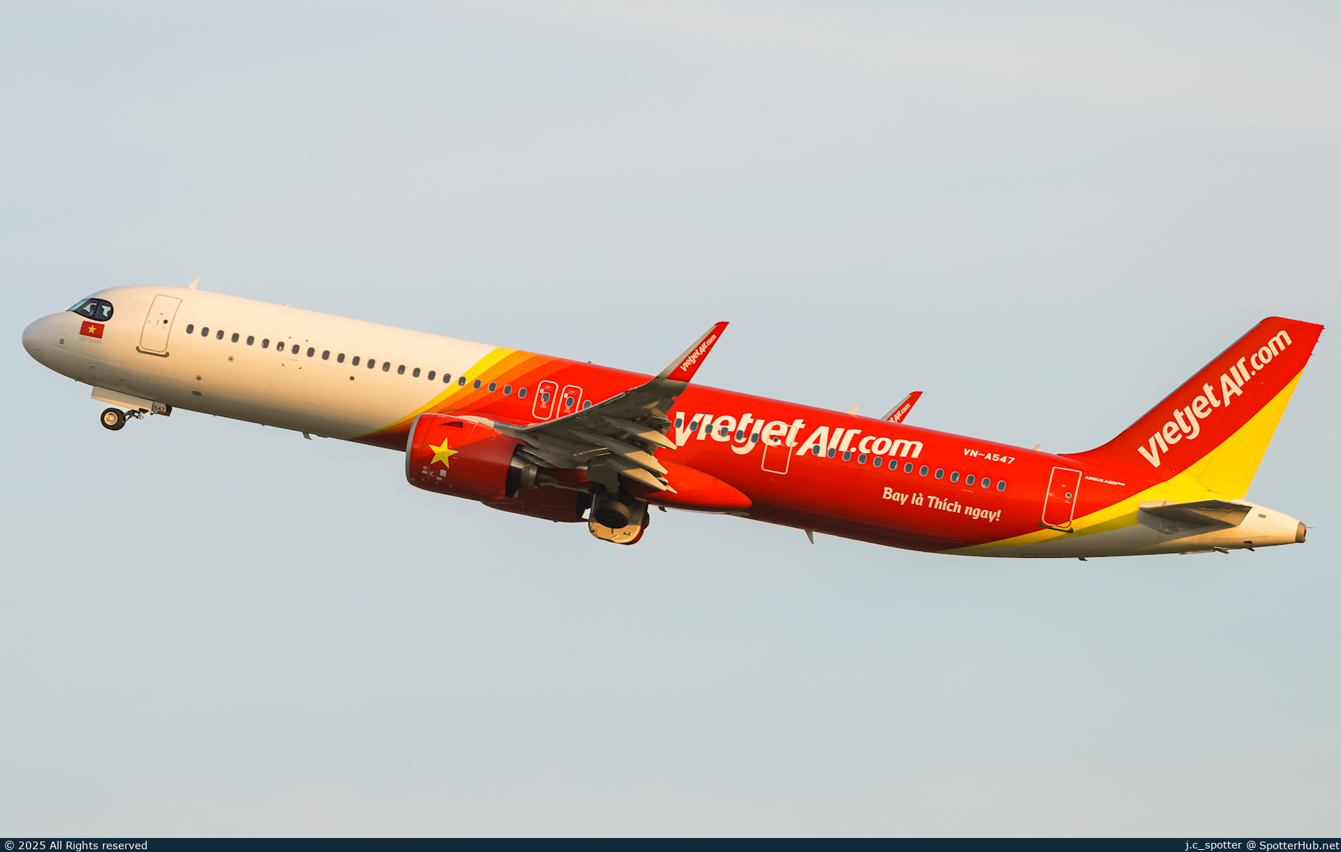 Photo of VN-A547 - Airbus A321-271NX operated by VietJet Air