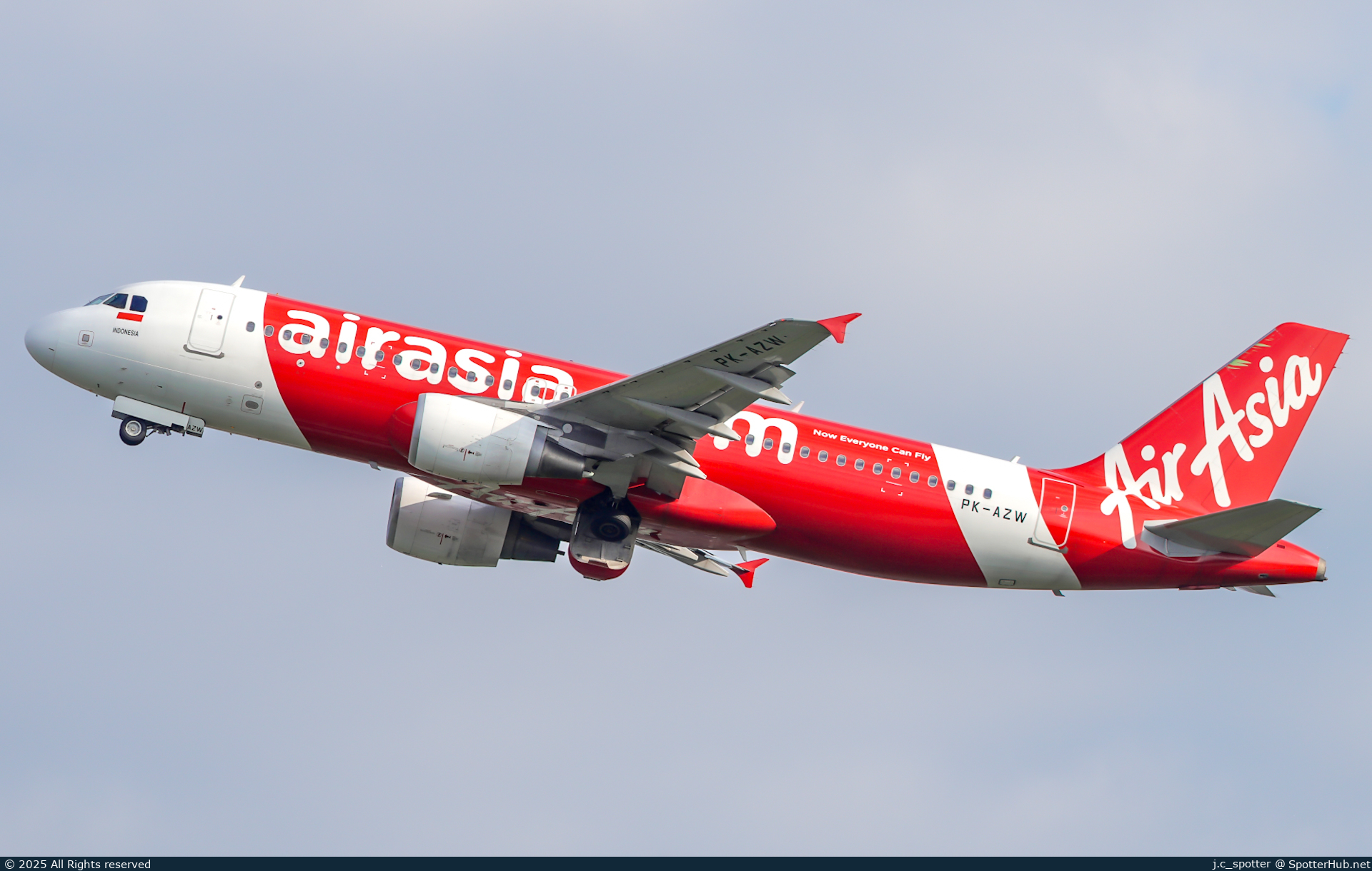 Photo of PK-AZW - Airbus A320-214 operated by Indonesia AirAsia