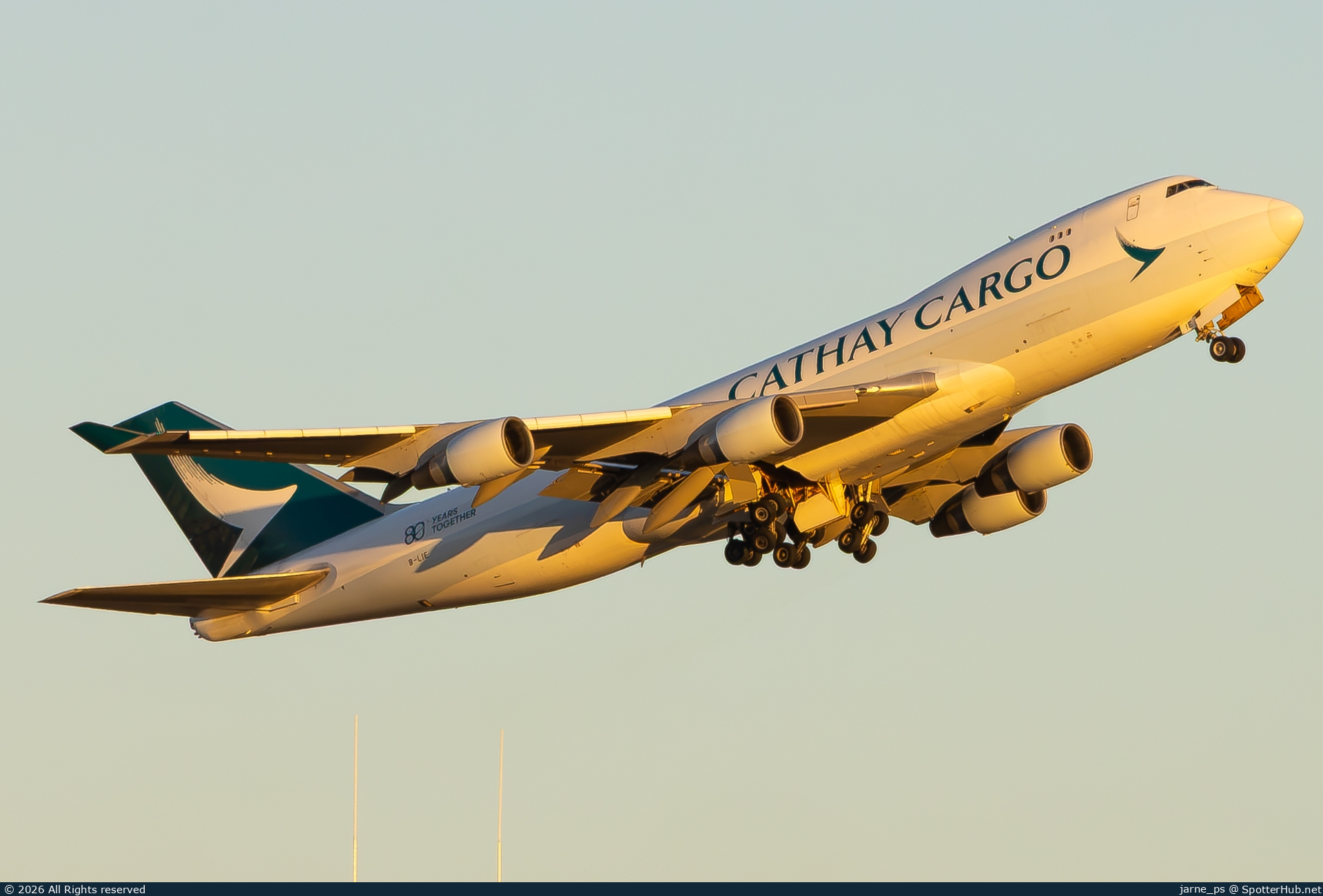 Photo of B-LIE - Boeing 747-467F(ER) operated by Cathay Pacific Cargo