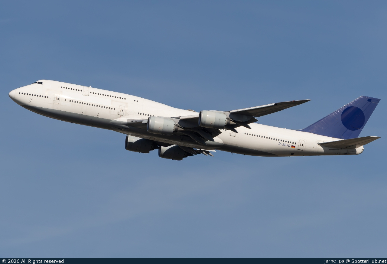 Photo of D-ABYG - Boeing 747-830 operated by Lufthansa