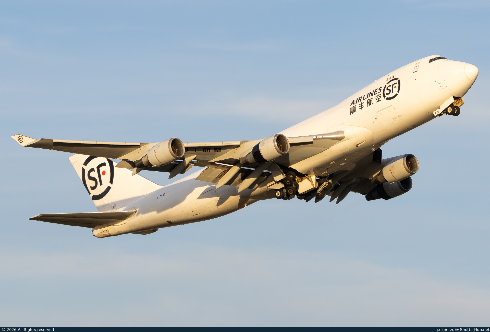 Photo of B-2425 - Boeing 747-40BF(ER) operated by SF Airlines