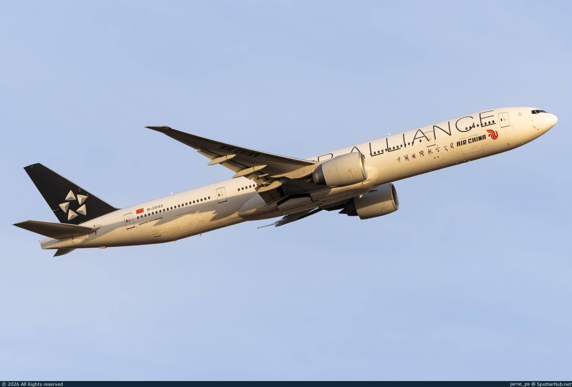 Photo of B-2032 - Boeing 777-39L(ER) operated by Air China