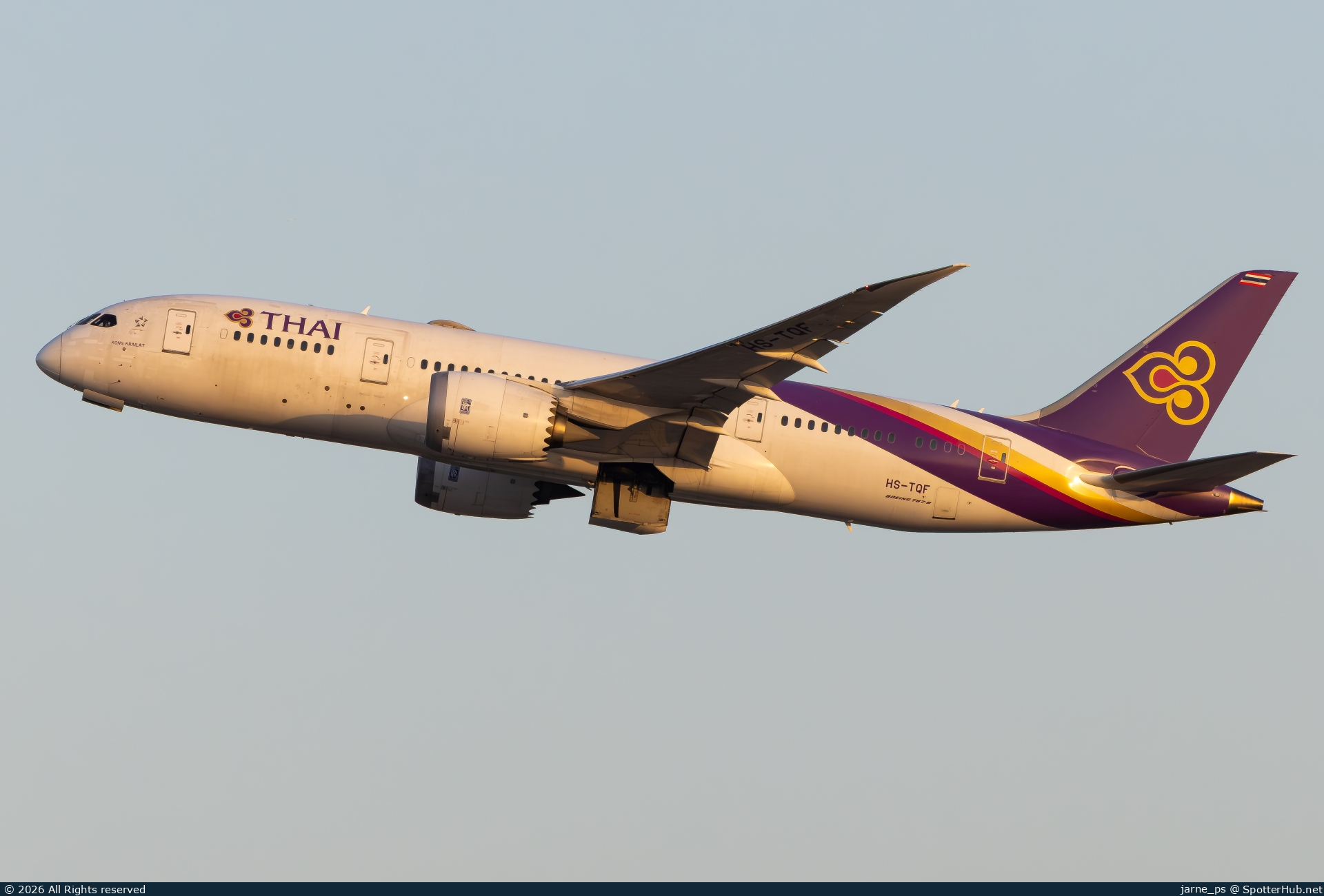 Photo of HS-TQF - Boeing 787-8 Dreamliner operated by Thai Airways International