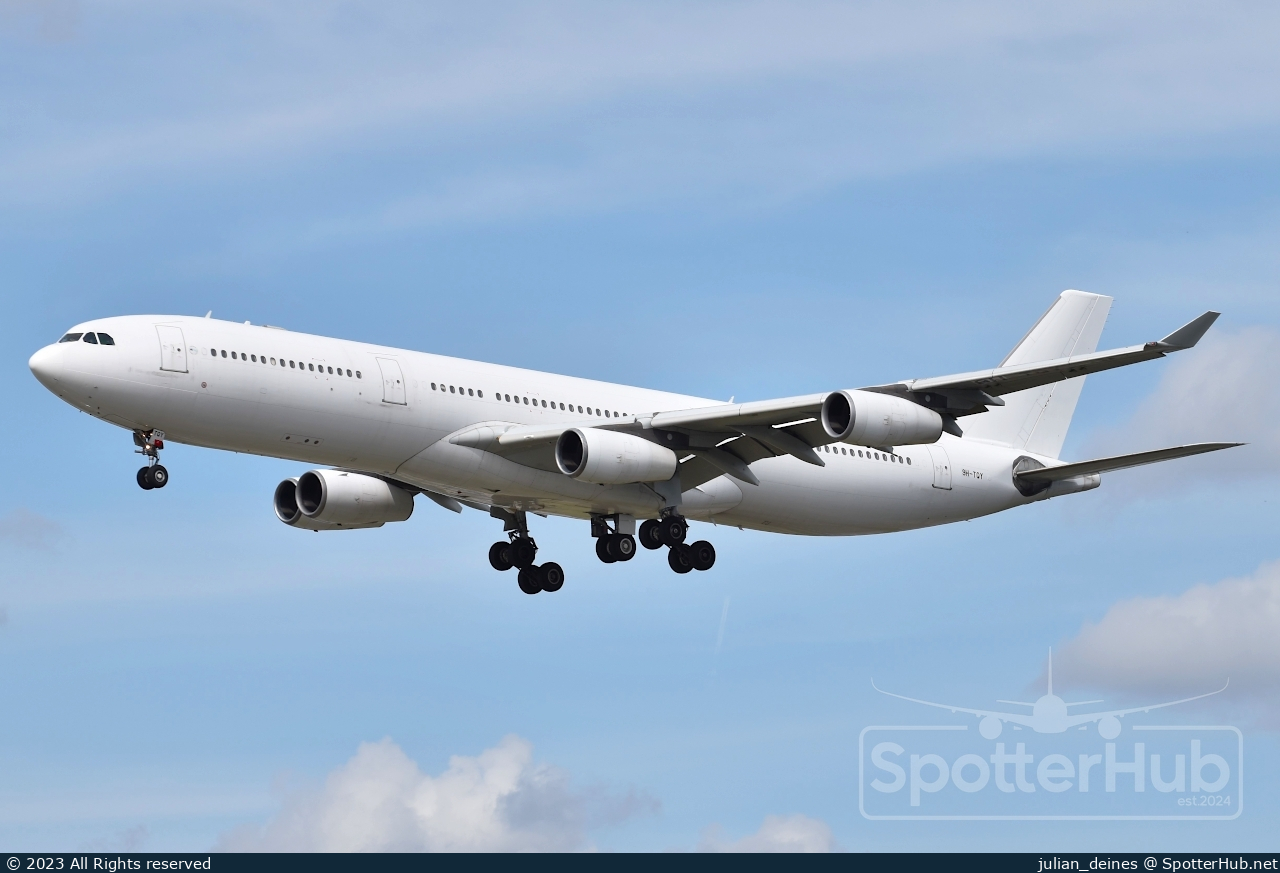 Photo of 9H-TQY - Airbus A340-313 operated by Hi Fly Malta