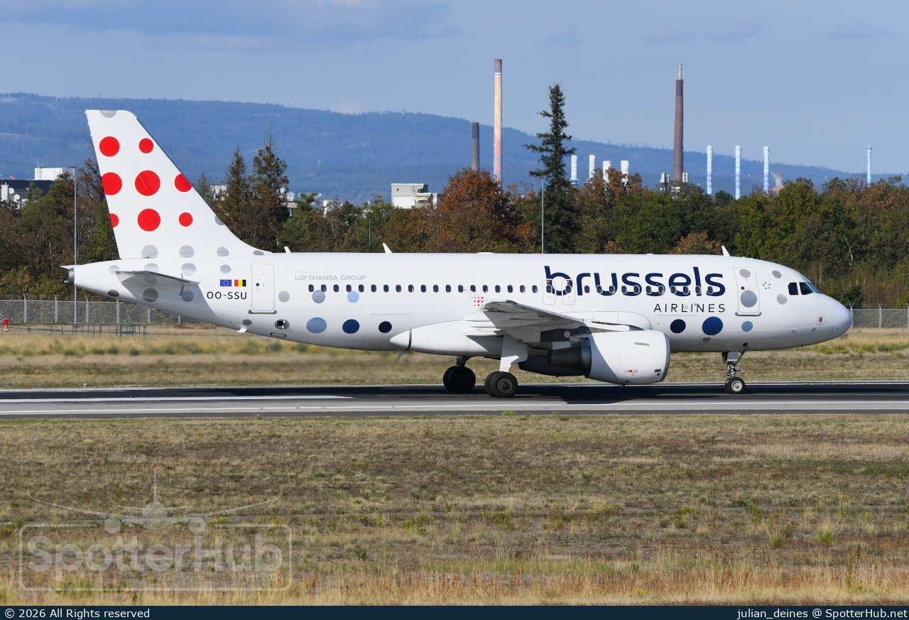 Photo of OO-SSU - Airbus A319-111 operated by Brussels Airlines