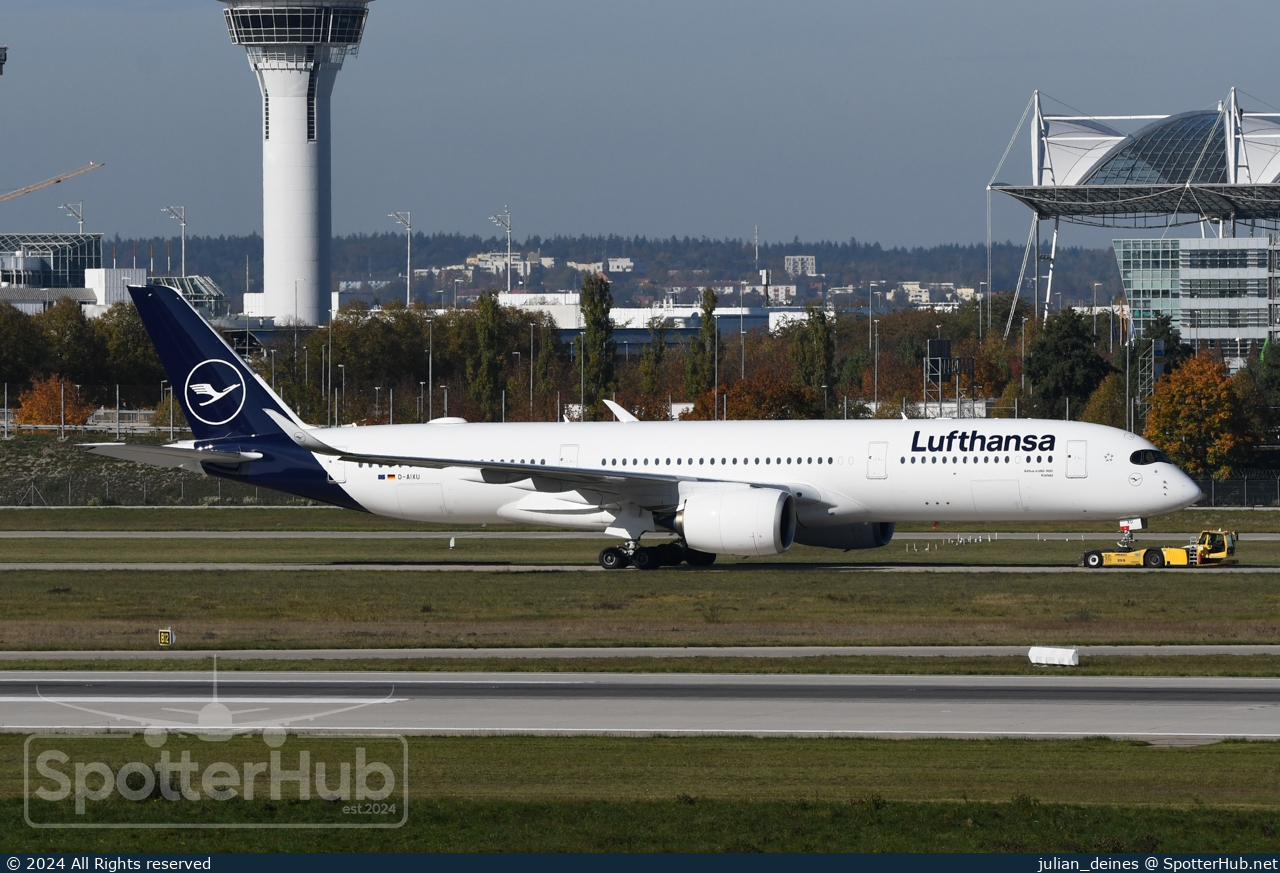 Photo of D-AIXU - Airbus A350-941 operated by Lufthansa