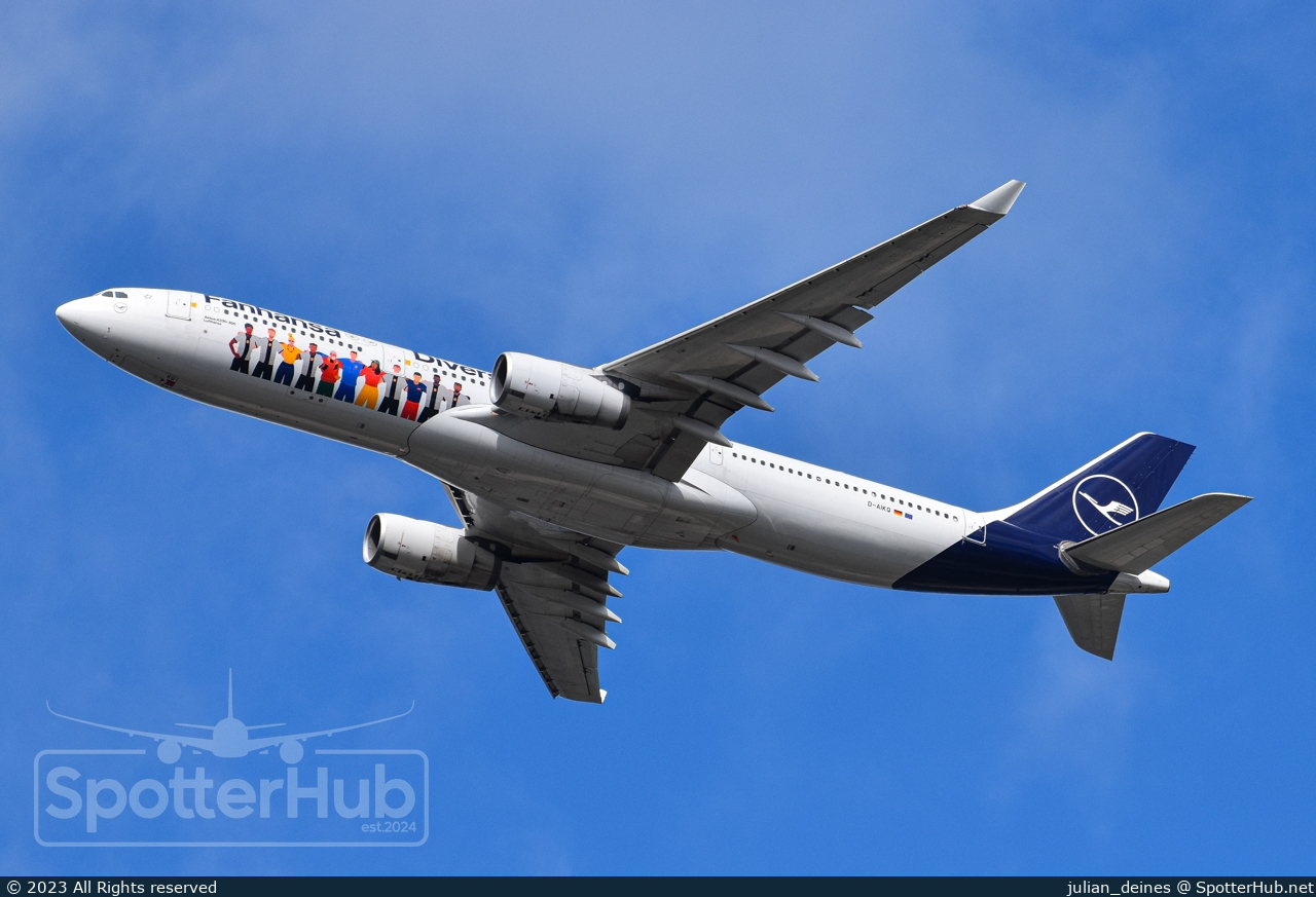 Photo of D-AIKQ - Airbus A330-343 operated by Lufthansa