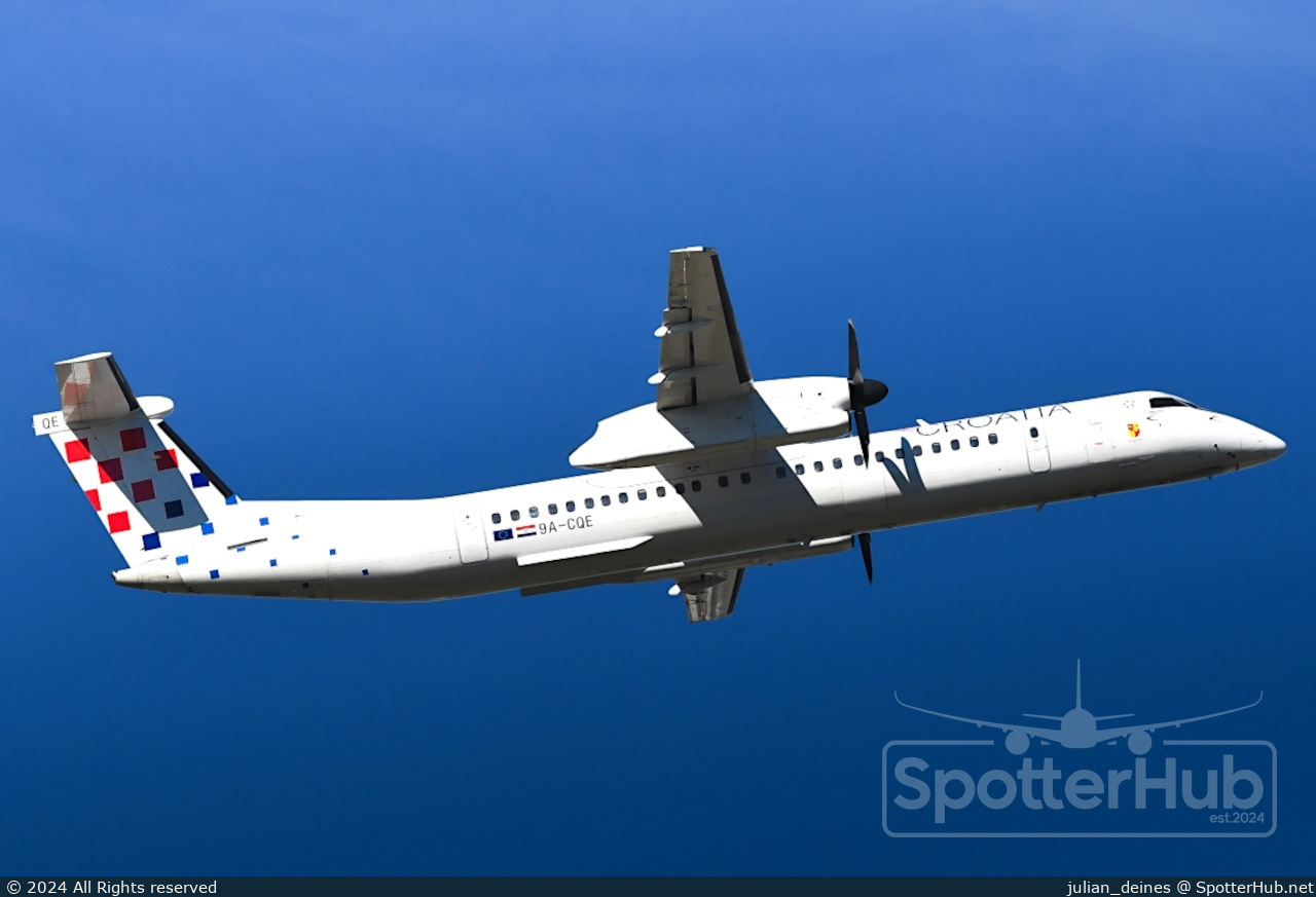 Photo of 9A-CQE - Bombardier DHC-8-402 Dash 8 Q400 operated by Croatia Airlines