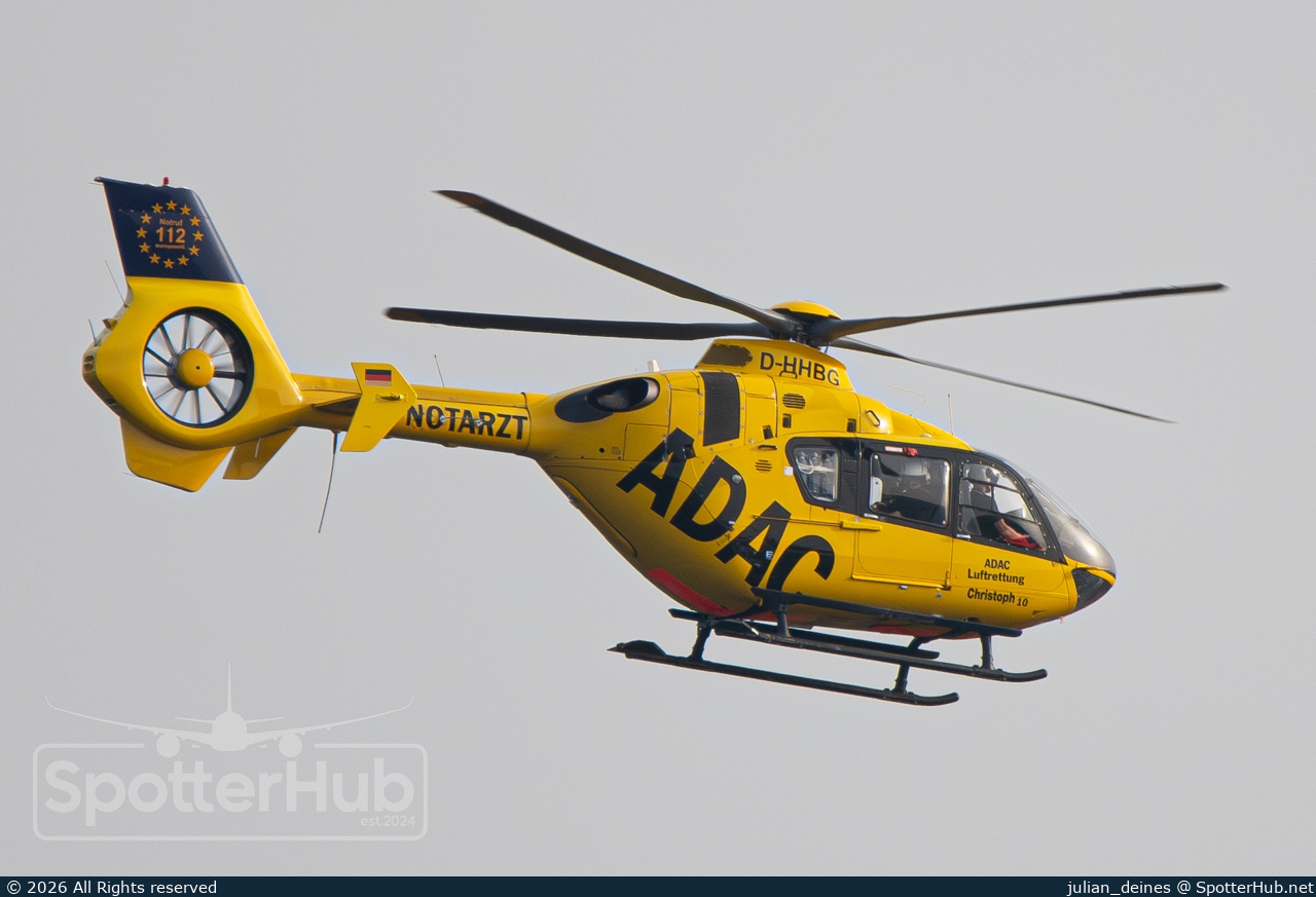 Photo of D-HHBG - Eurocopter EC135 P2+ operated by ADAC Luftrettung