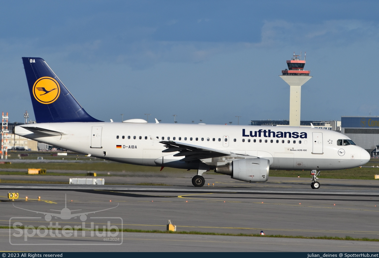 Photo of D-AIBA - Airbus A319-112 operated by Lufthansa