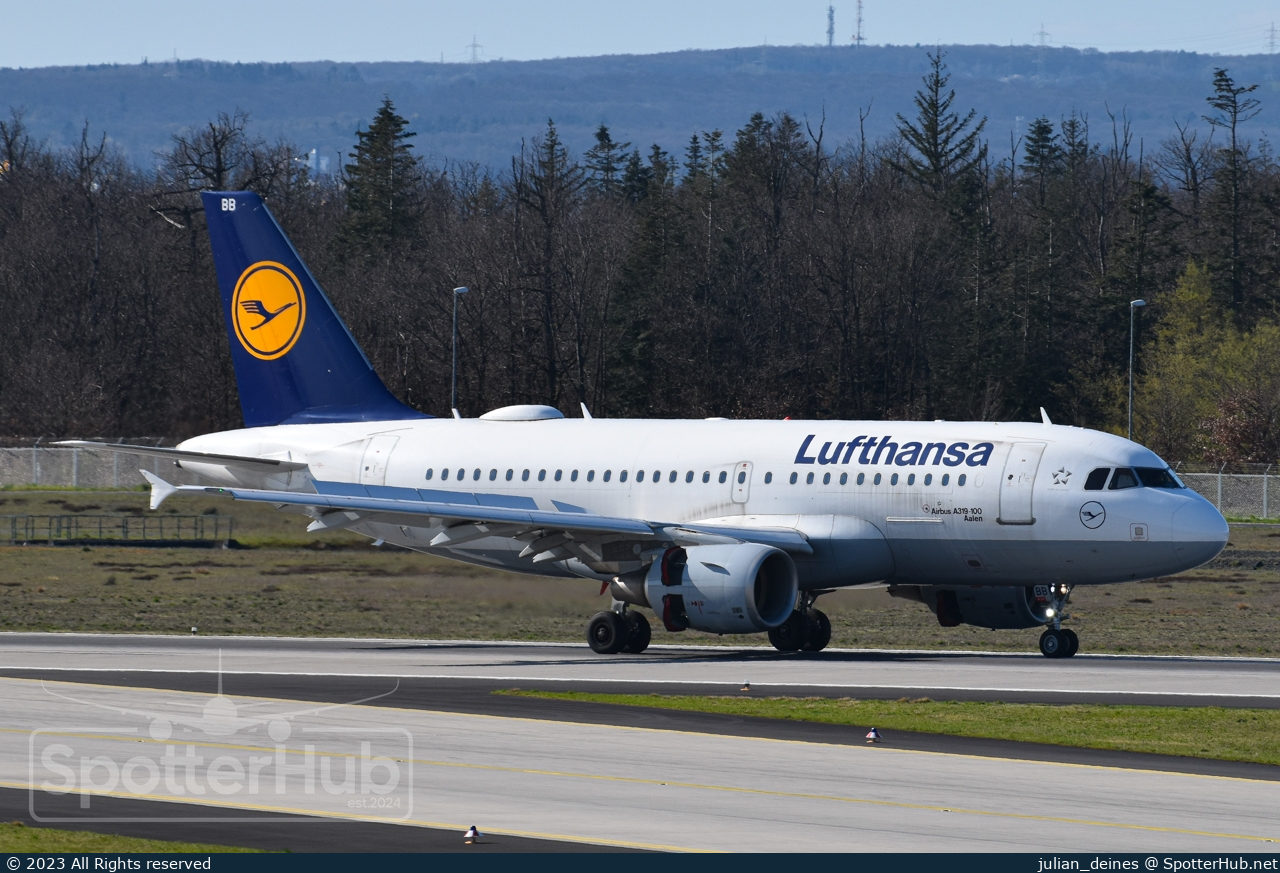 Photo of D-AIBB - Airbus A319-112 operated by Lufthansa