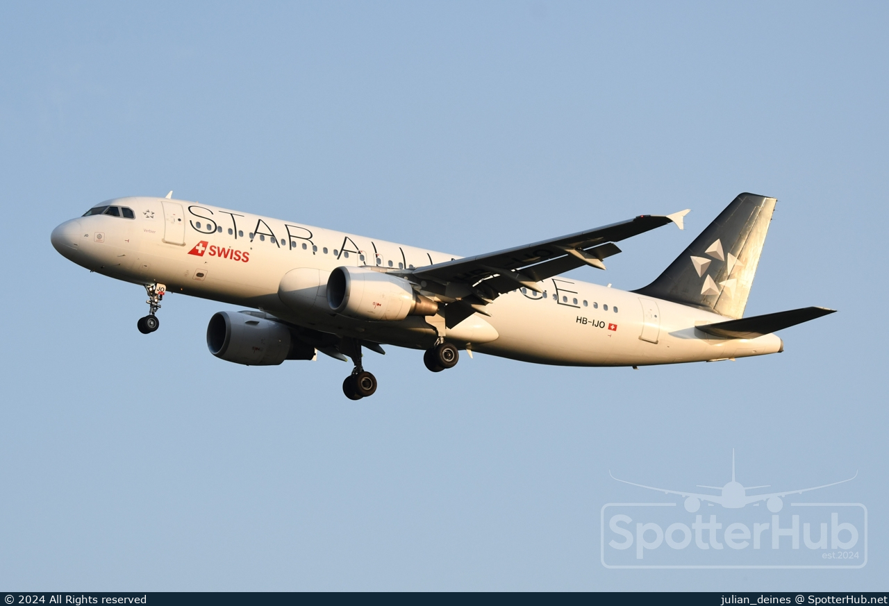Photo of HB-IJO - Airbus A320-214 operated by Swiss International Air Lines