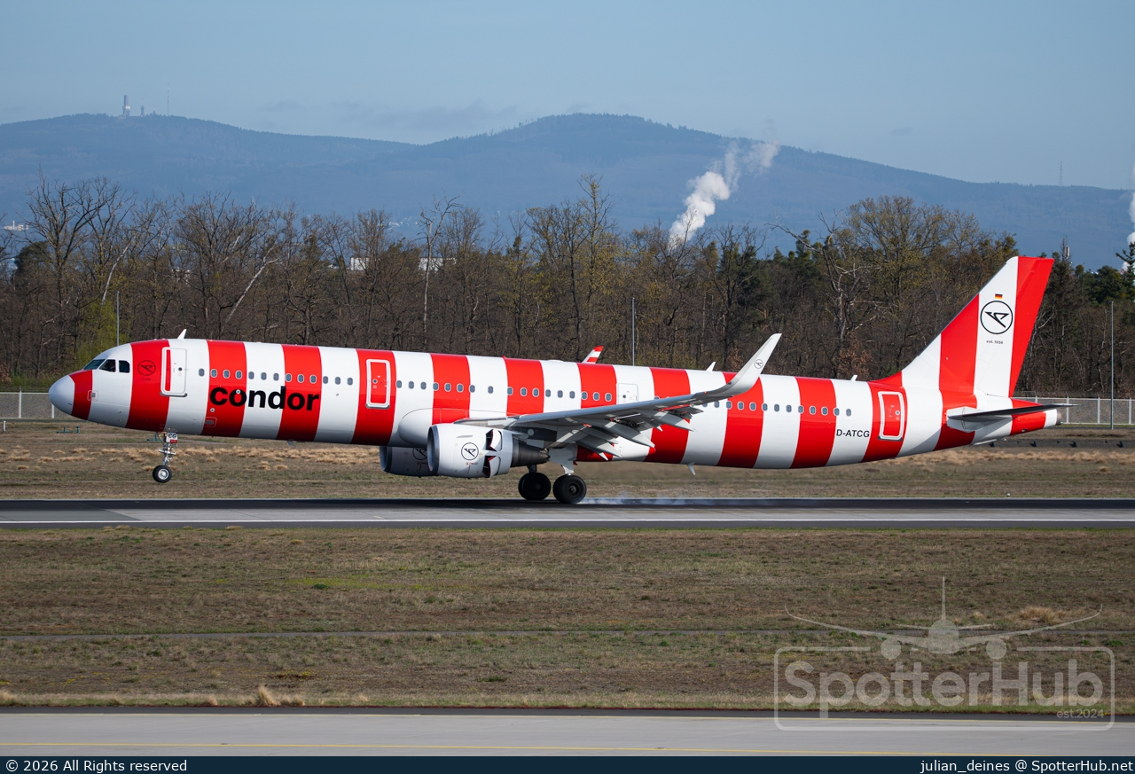 Photo of D-ATCG - Airbus A321-211 operated by Condor