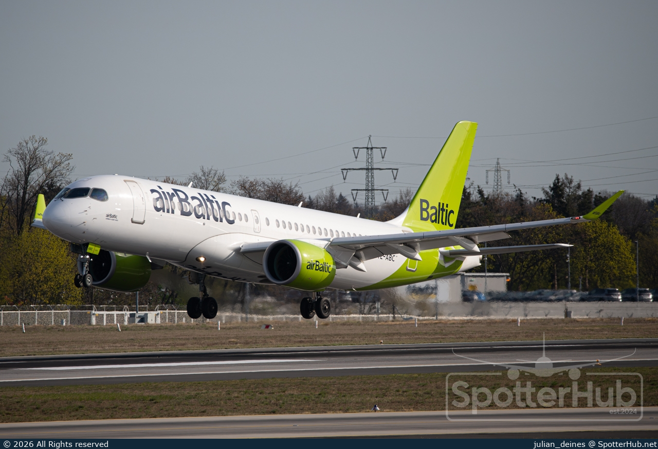 Photo of YL-ABC - Airbus A220-300 operated by airBaltic