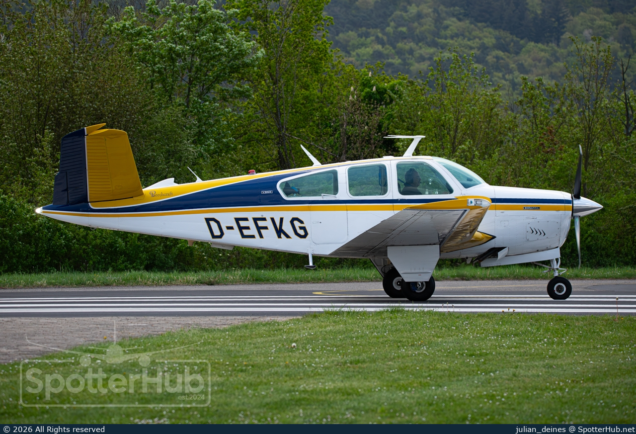 Photo of D-EFKG - Beechcraft V35B Bonanza operated by Private