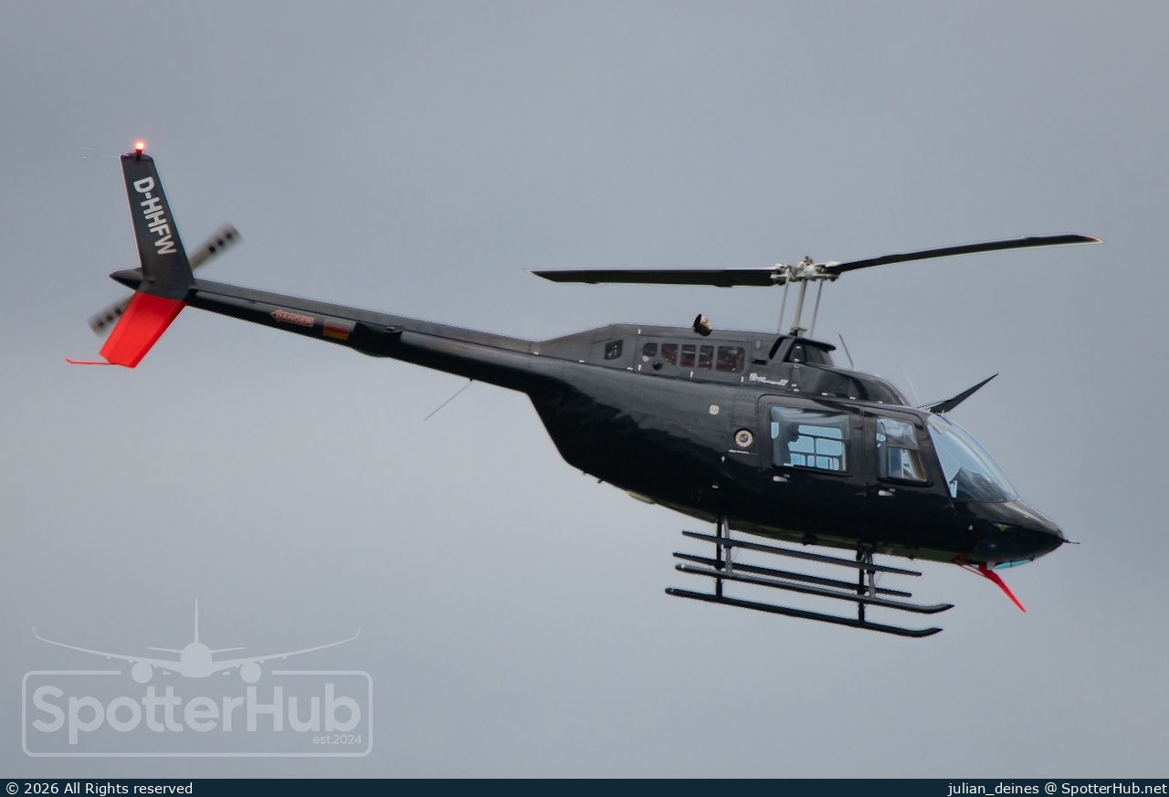 Photo of D-HHFW - Bell 206B JetRanger III operated by Air Lloyd