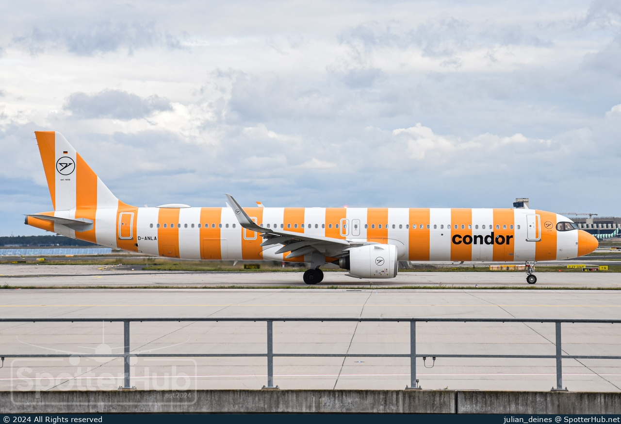 Photo of D-ANLA - Airbus A321-271NX operated by Condor