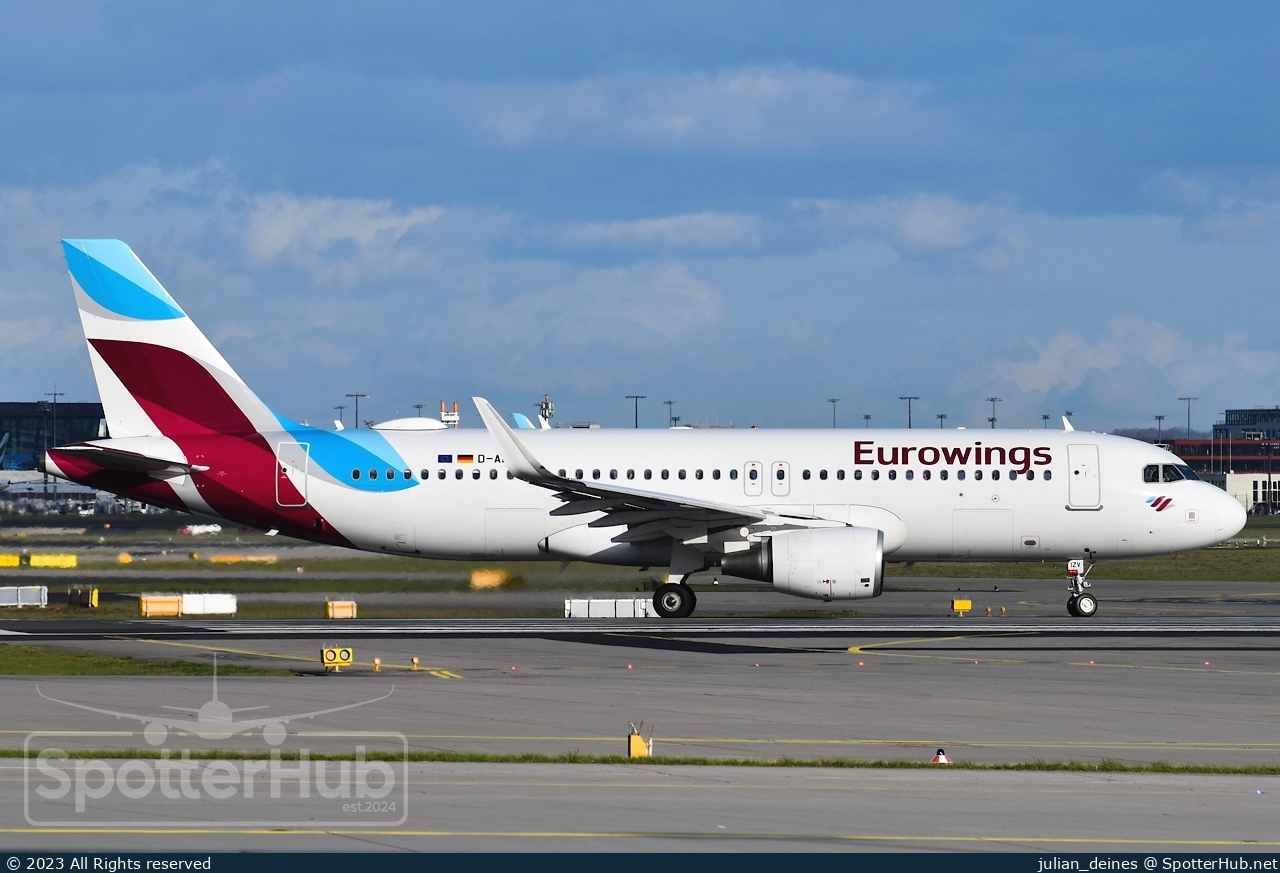Photo of D-AIZV - Airbus A320-214 operated by Eurowings