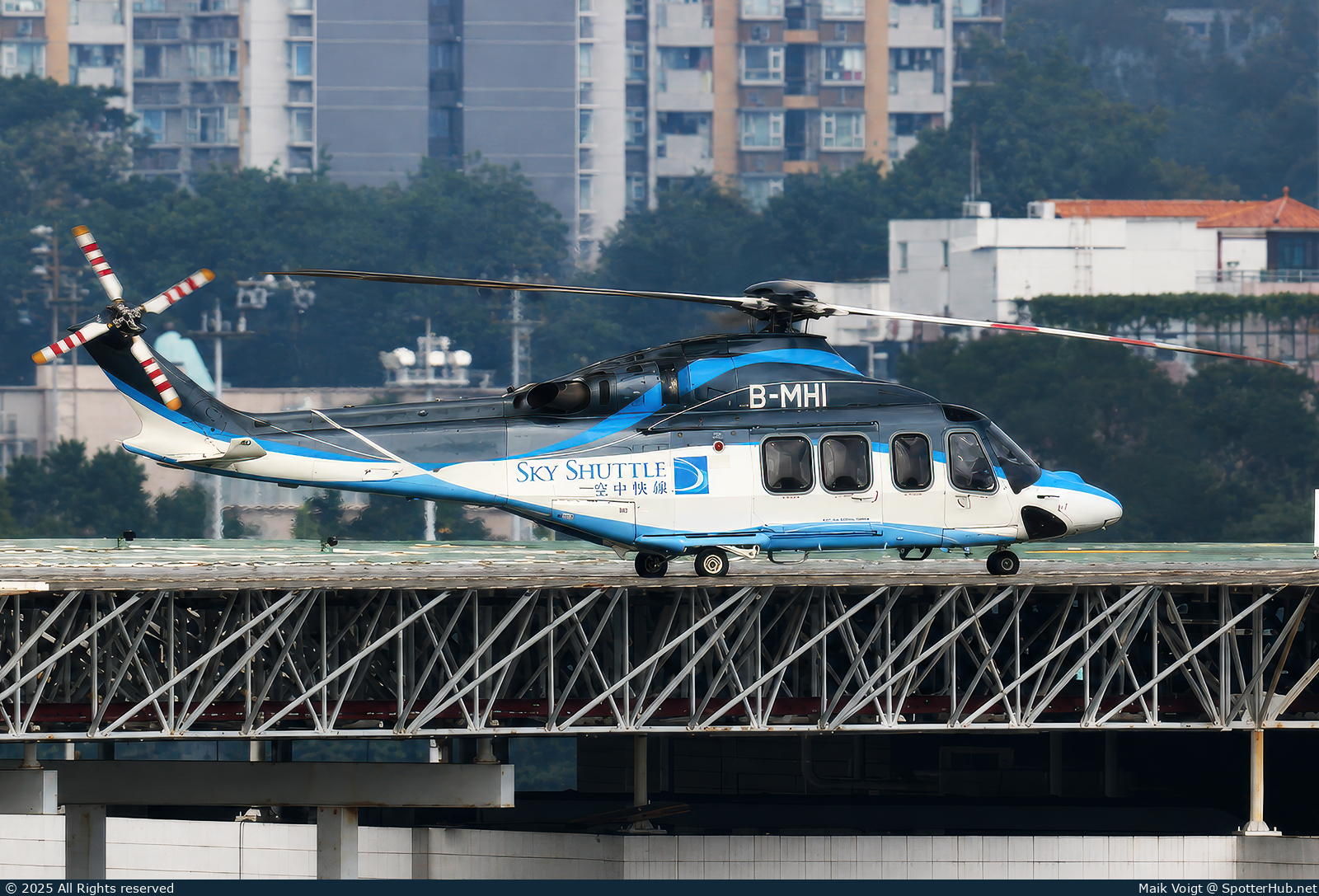 Photo of B-MHI - AgustaWestland AW139 operated by Sky Shuttle Helicopters