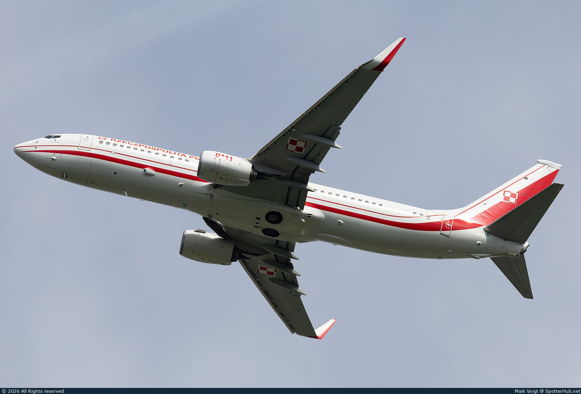 Photo of 0111 - Boeing 737-8TV(BBJ2) operated by Government of Poland