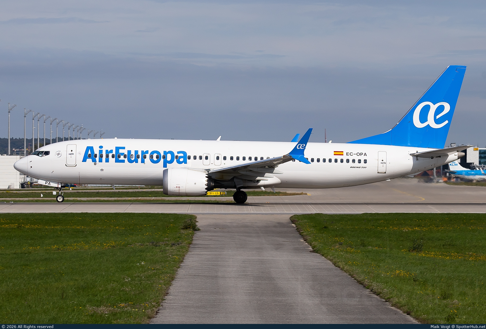 Photo of EC-OPA - Boeing 737 MAX 8 operated by Air Europa