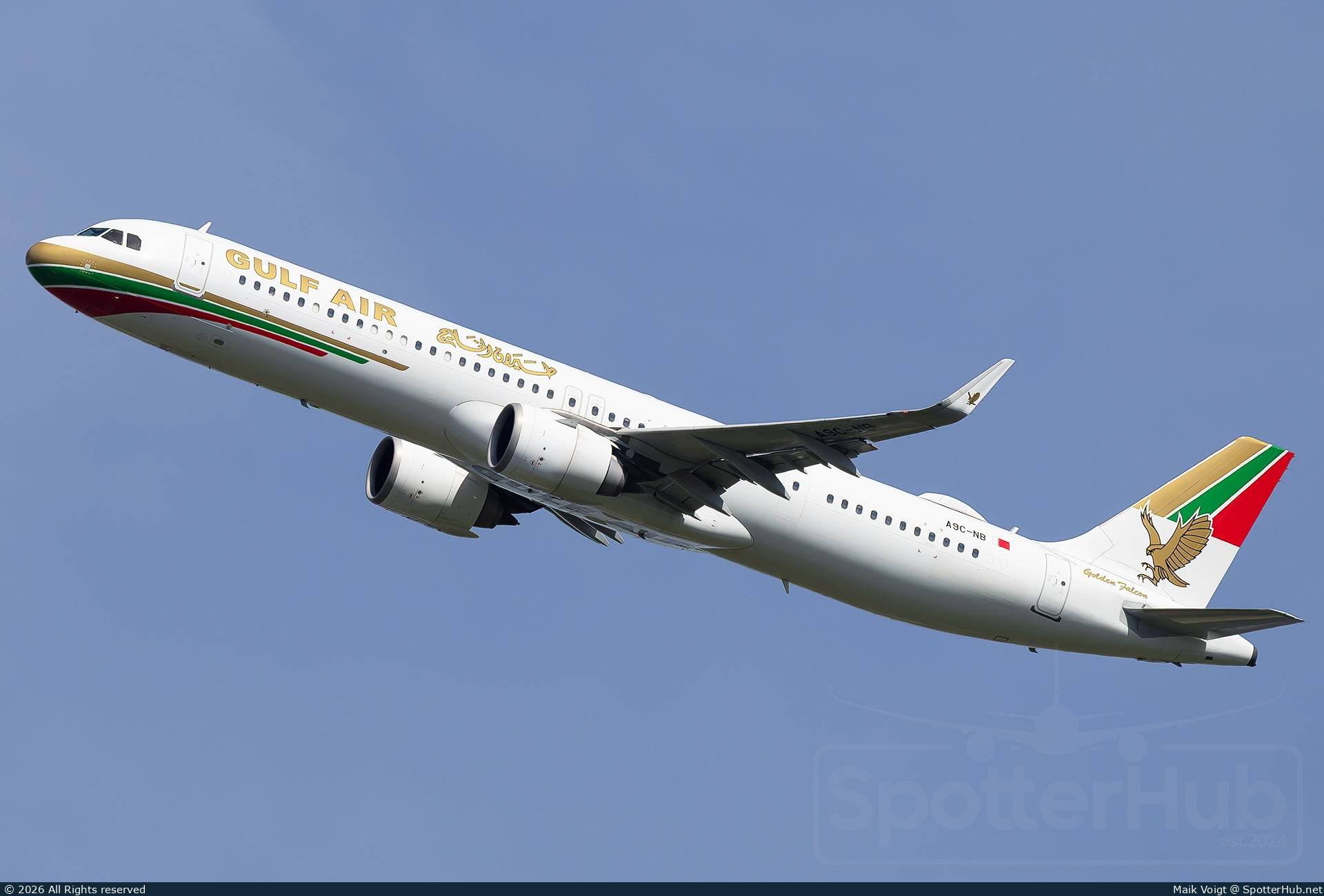Photo of A9C-NB - Airbus A321-253NX operated by Gulf Air