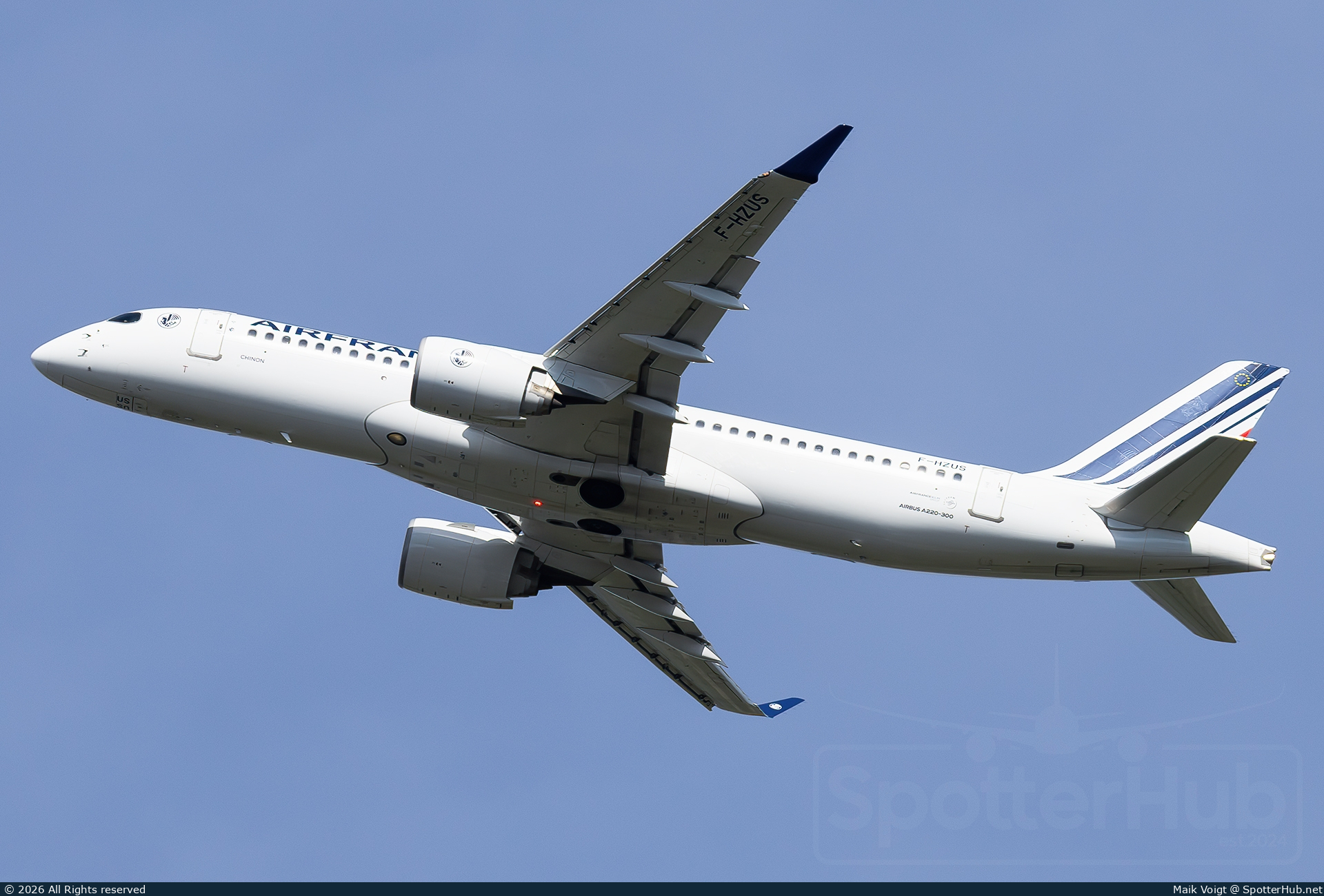 Photo of F-HZUS - Airbus A220-300 operated by Air France