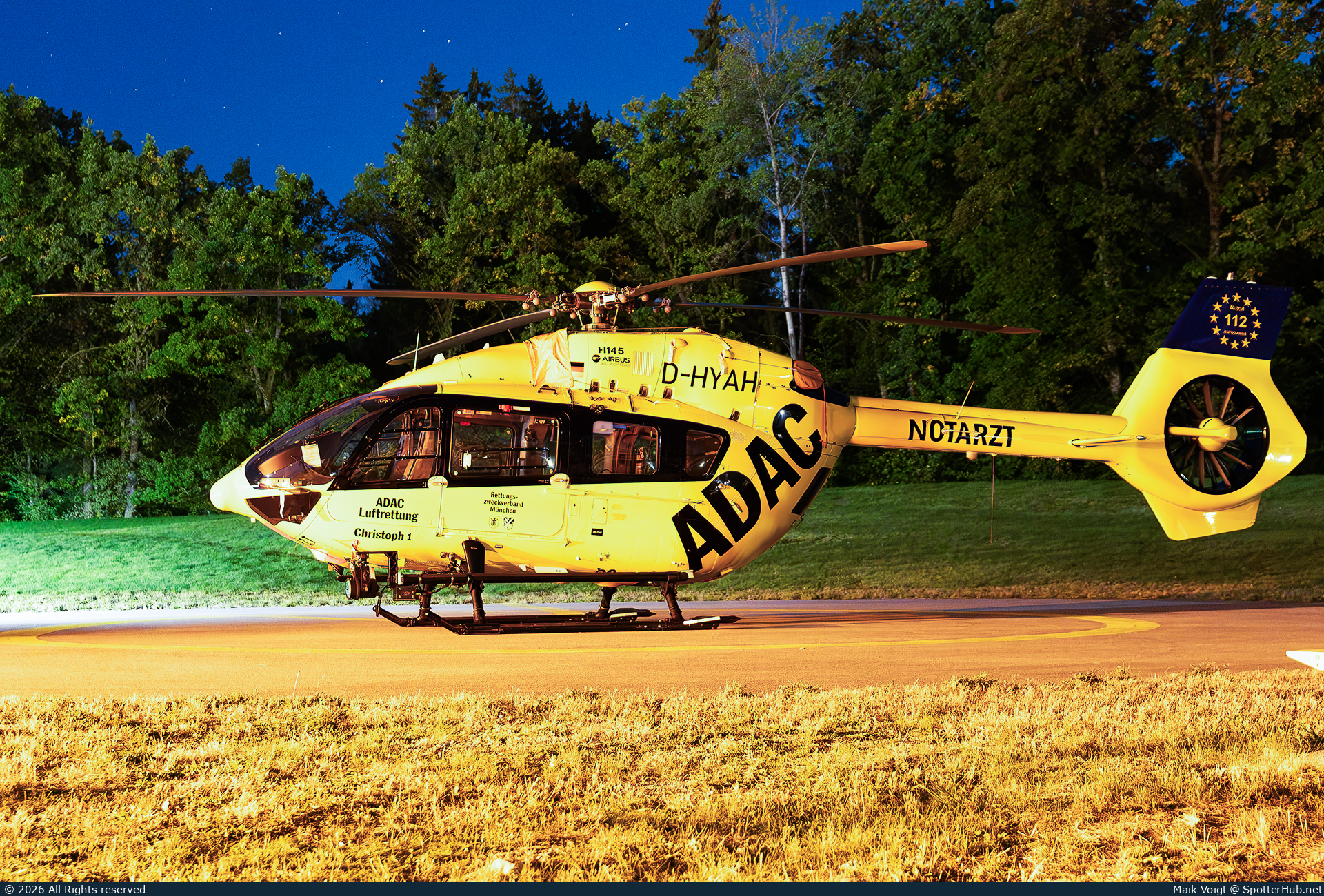 Photo of D-HYAH - Airbus Helicopters H145 operated by ADAC Luftrettung