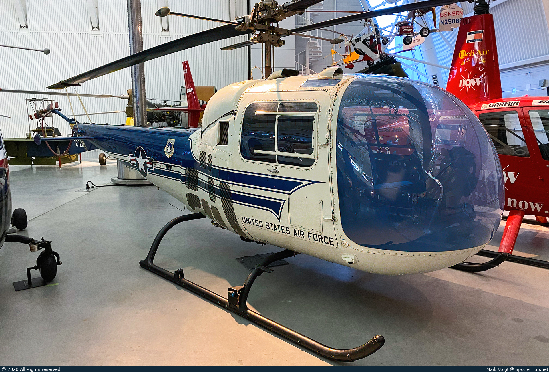 Photo of 57-2729 - Bell UH-13J Sioux operated by US Air Force