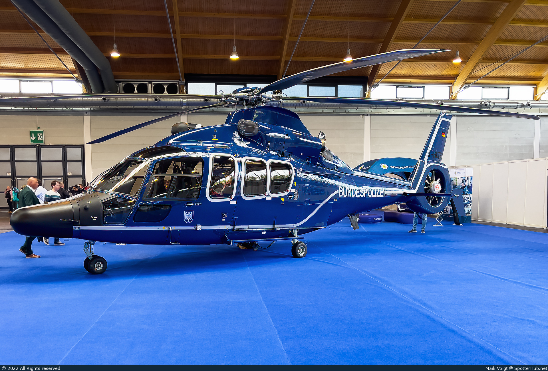 Photo of D-HLTK - Eurocopter EC155B Dauphin operated by German Police - Bundespolizei