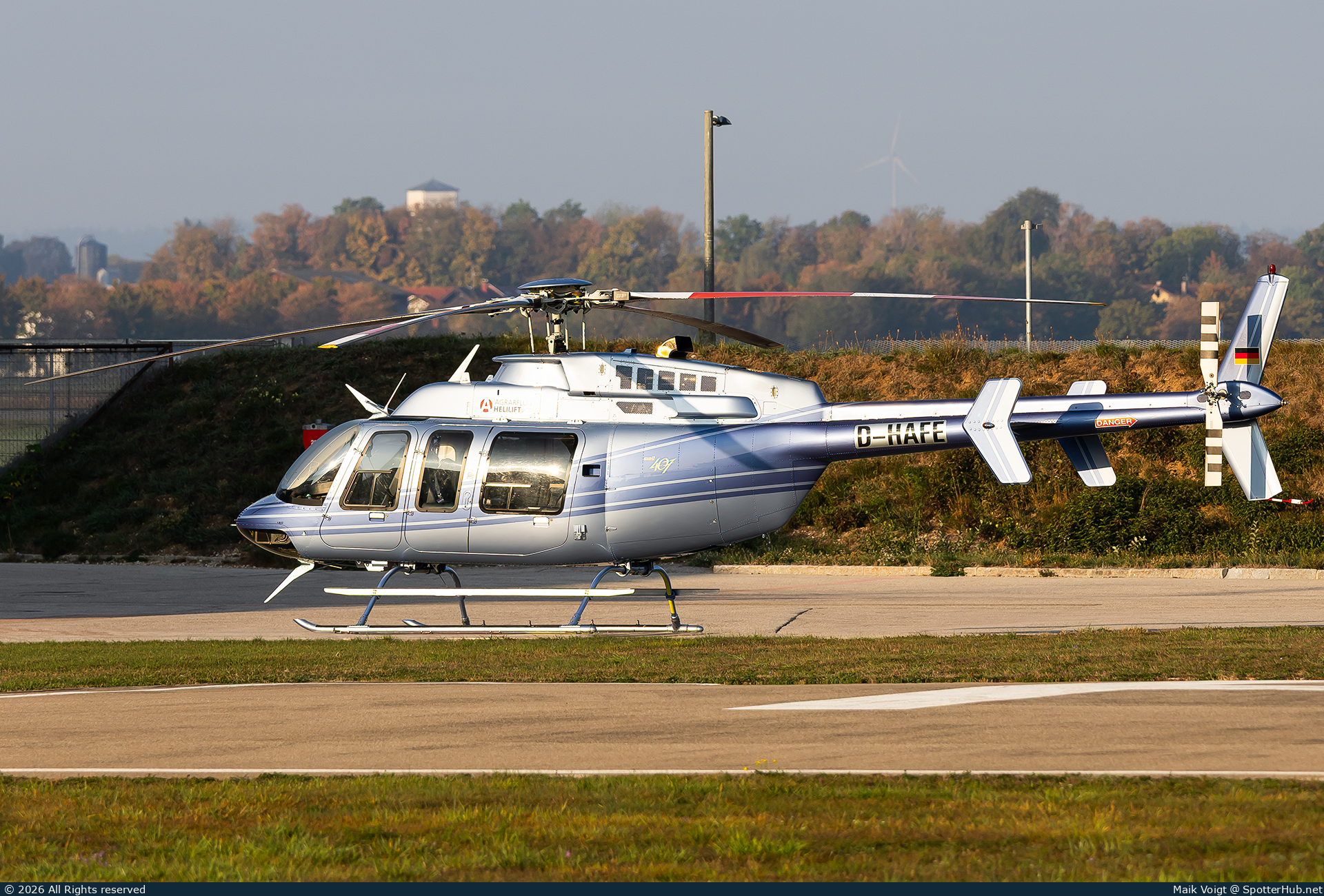 Photo of D-HAFE - Bell 407 operated by Agrarflug Helilift