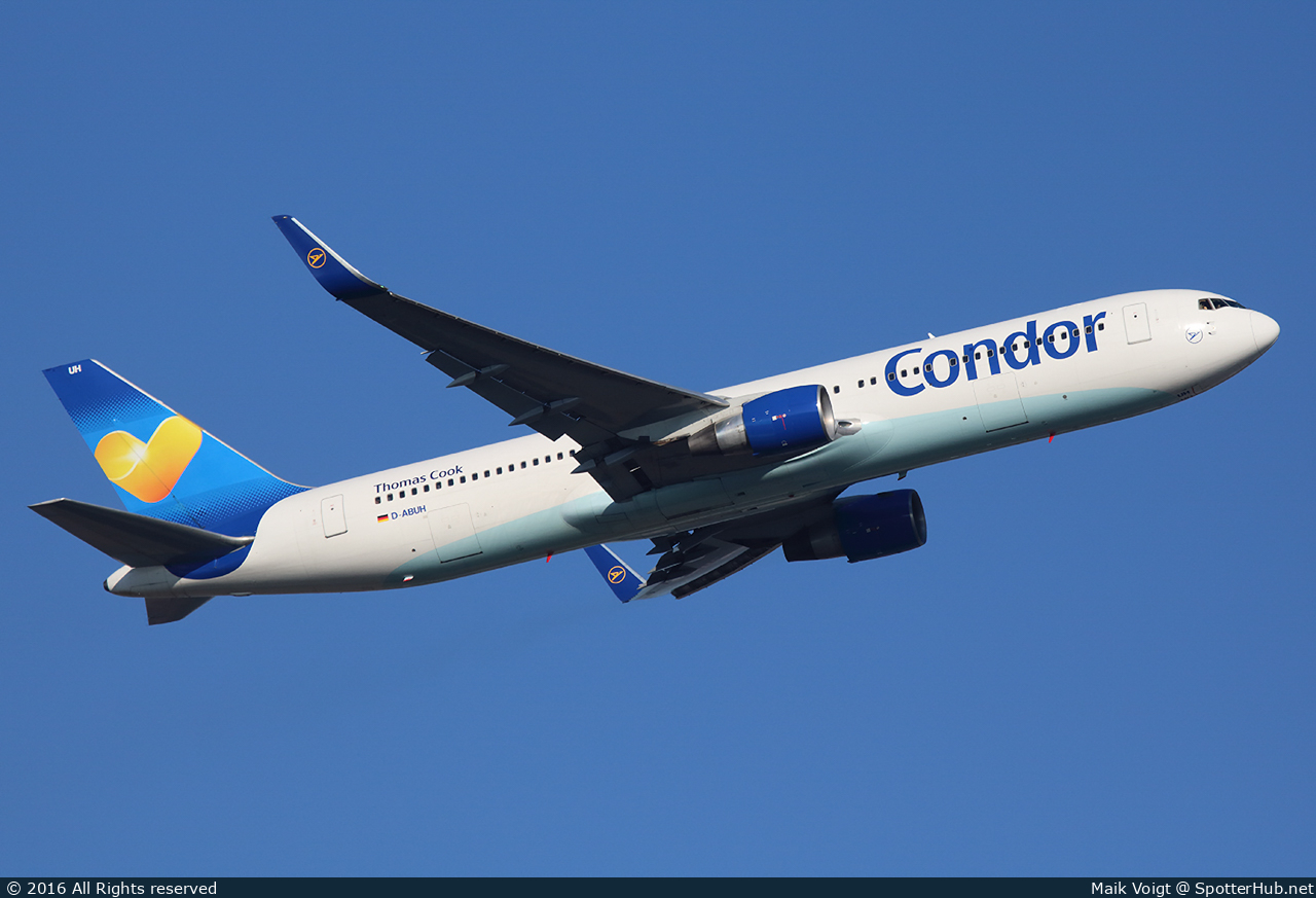 Photo of D-ABUH - Boeing 767-330(ER) operated by Condor