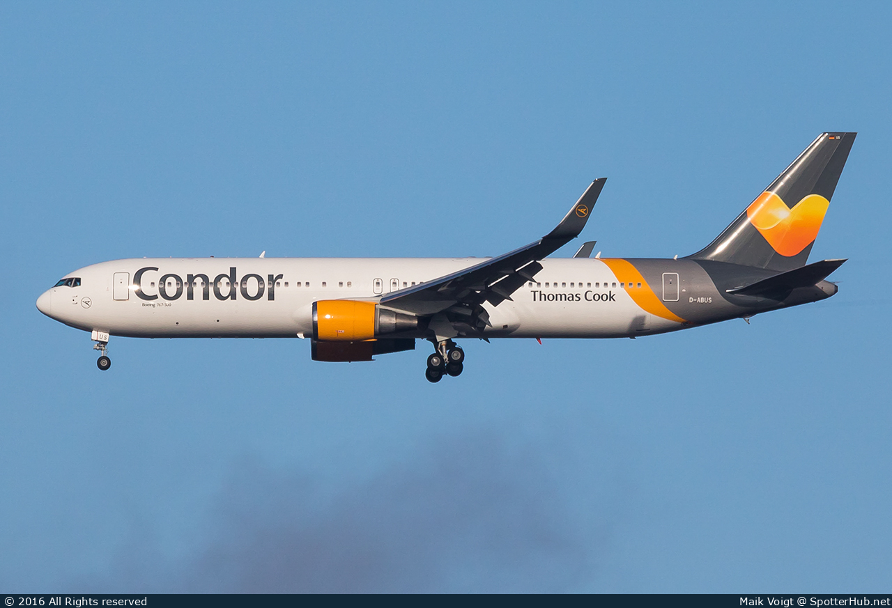 Photo of D-ABUS - Boeing 767-38E(ER) operated by Condor