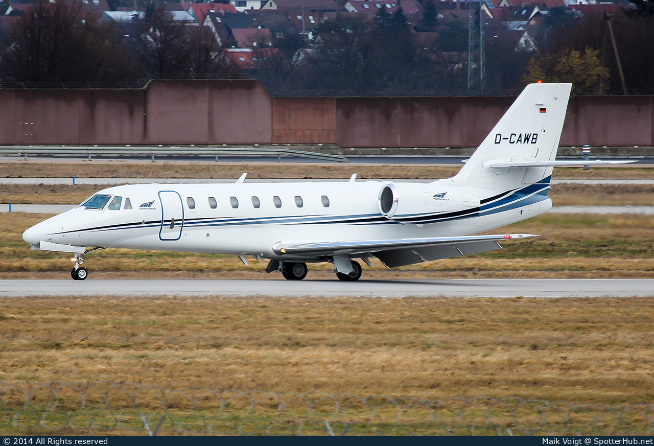 Photo of D-CAWB - Cessna 680 Citation Sovereign operated by Aerowest