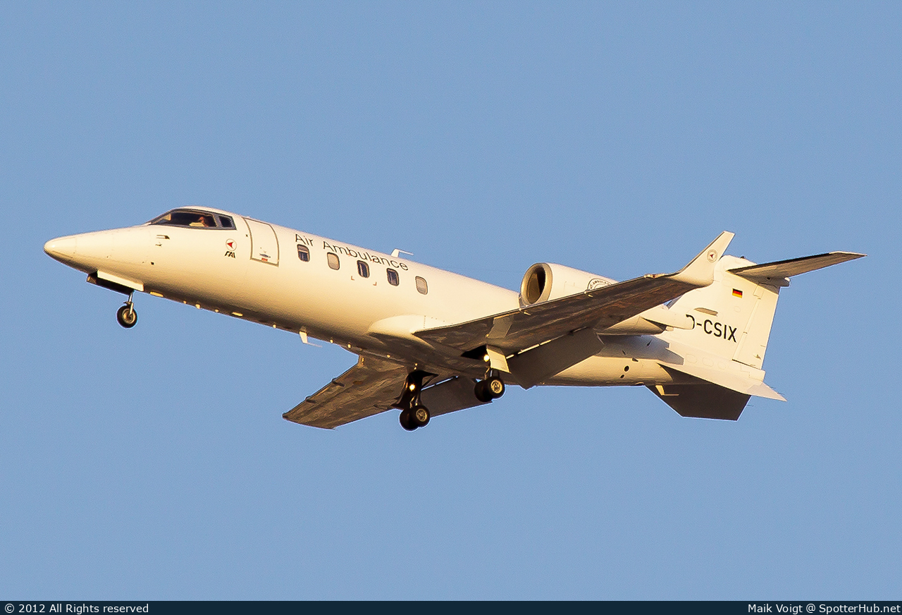 Photo of D-CSIX - Bombardier Learjet 60 operated by FAI Air Ambulance