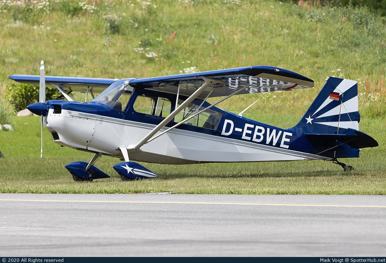 Photo of D-EBWE - American Champion 7ECA Citabria Aurora operated by Flugsportclub Odenwald