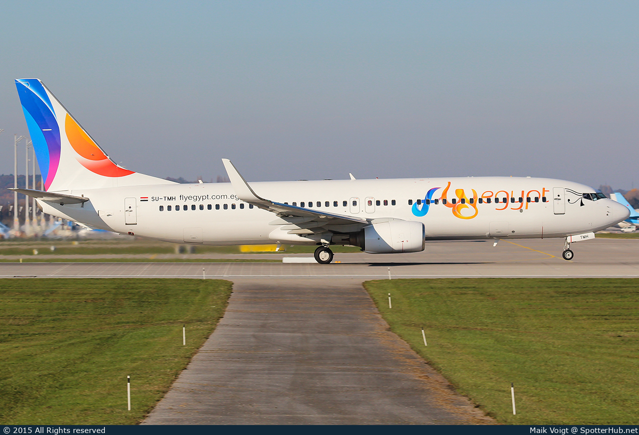 Photo of SU-TMH - Boeing 737-8GJ operated by FlyEgypt