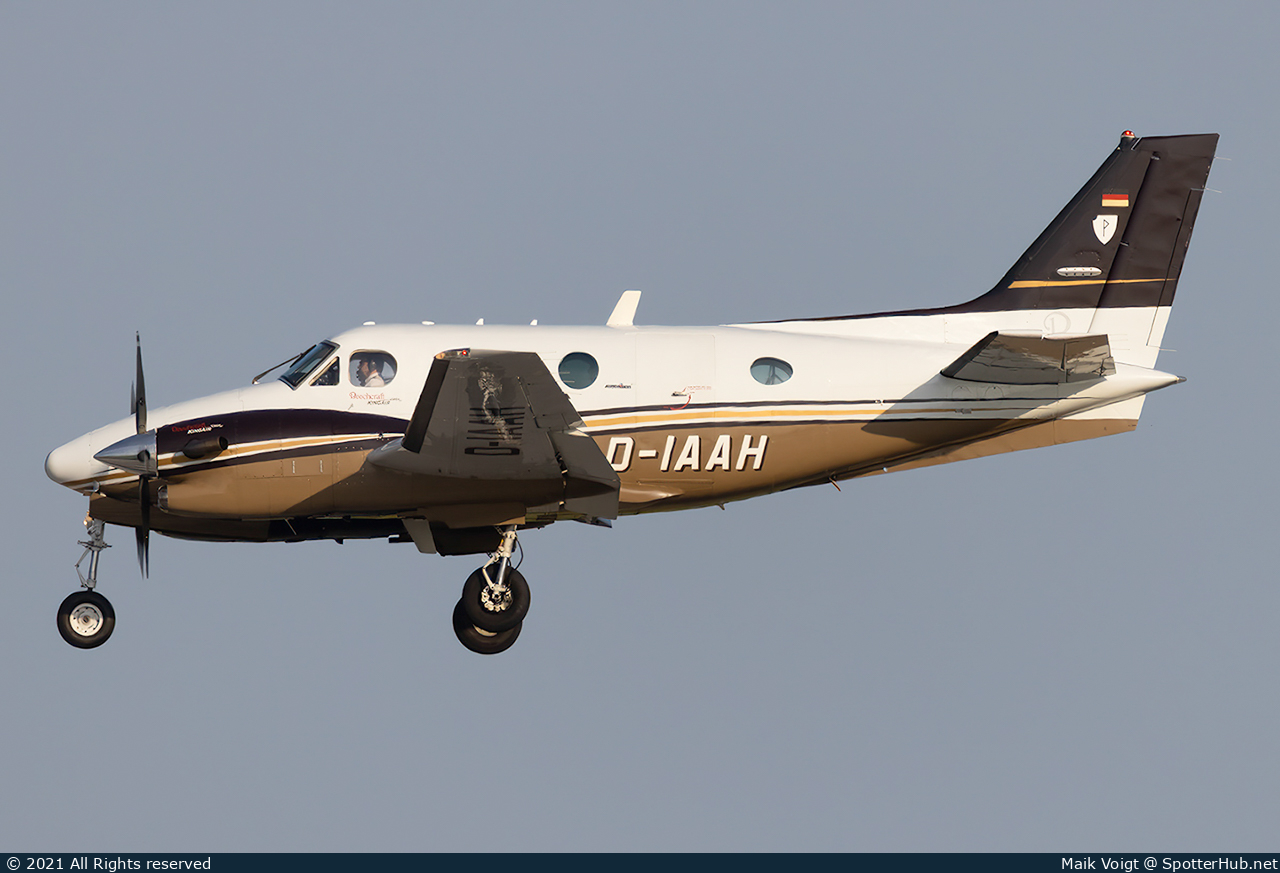 Photo of D-IAAH - Beechcraft C90A King Air operated by Private