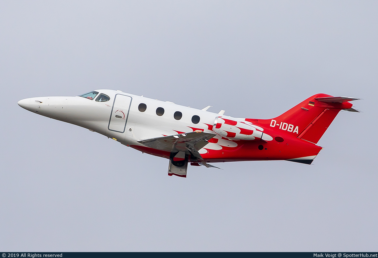 Photo of D-IDBA - Hawker Beechcraft 390 Premier IA operated by Fly Alpha
