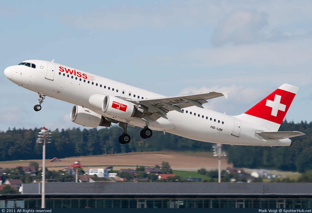 Photo of HB-IJM - Airbus A320-214 operated by Swiss International Air Lines