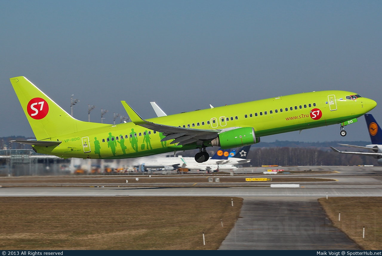 Photo of VP-BDG - Boeing 737-8Q8 operated by S7 Airlines