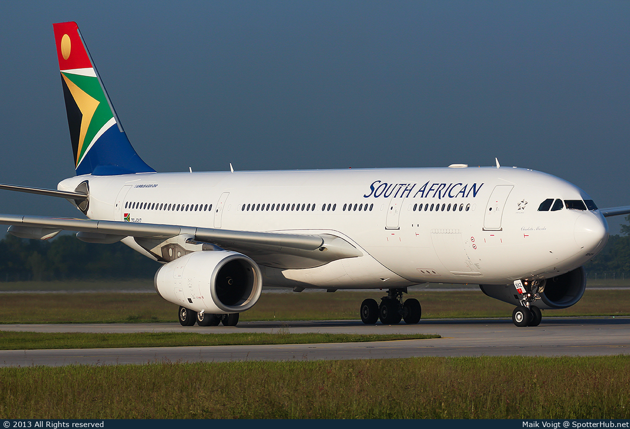 Photo of ZS-SXZ - Airbus A330-243 operated by South African Airways