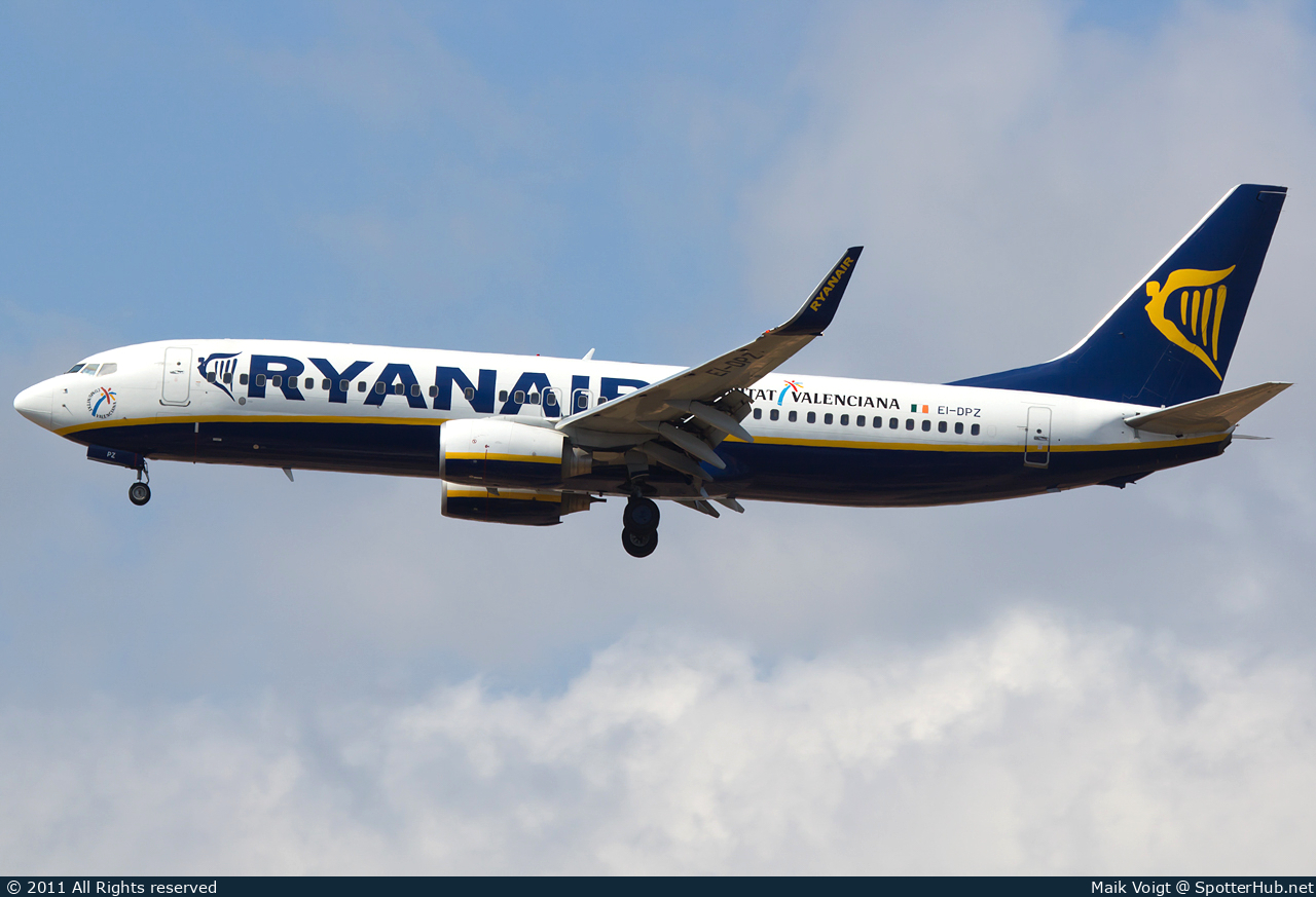 Photo of EI-DPZ - Boeing 737-8AS operated by Ryanair