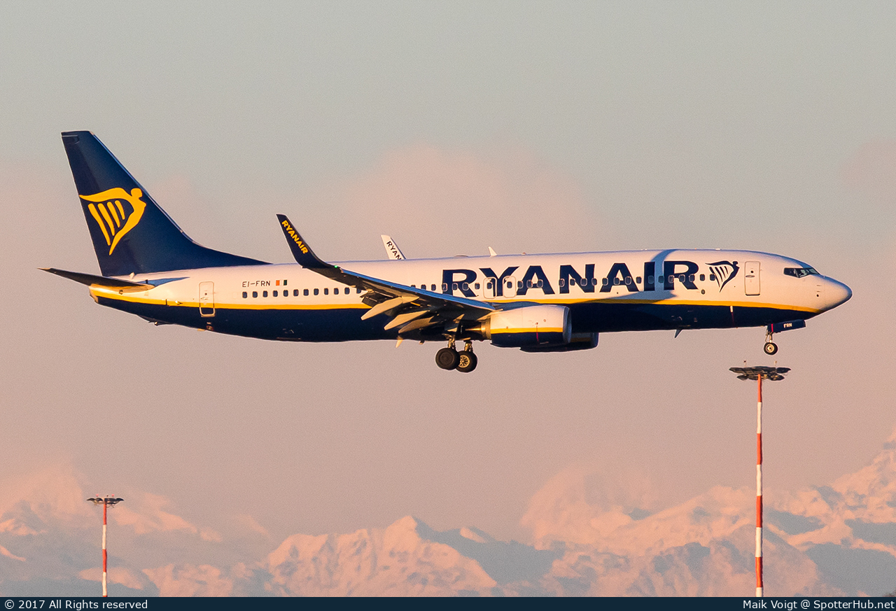 Photo of EI-FRN - Boeing 737-8AS operated by Ryanair