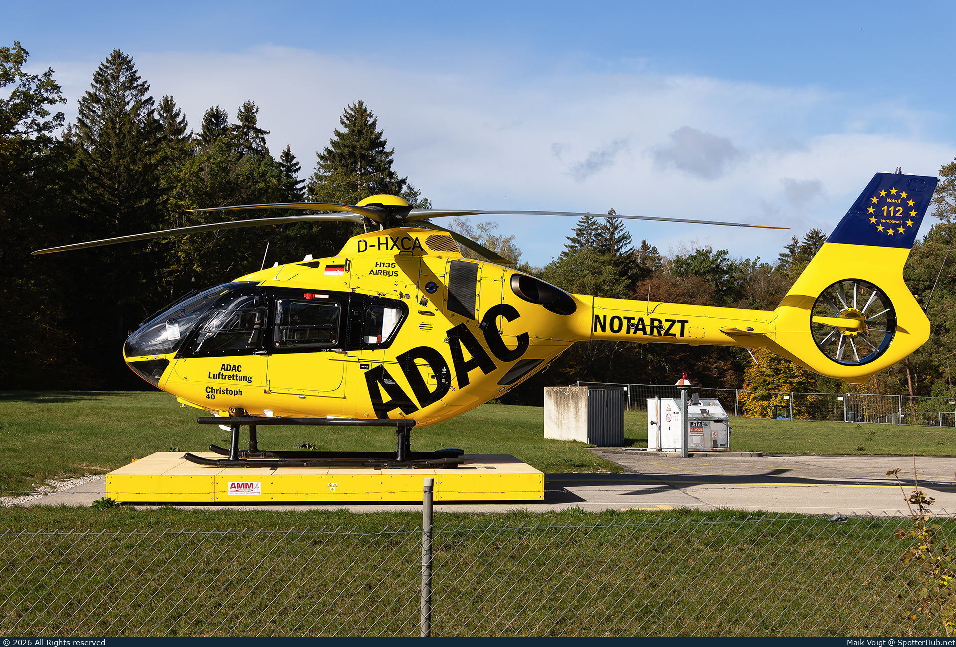 Photo of D-HXCA - Airbus Helicopters H135 operated by ADAC Luftrettung