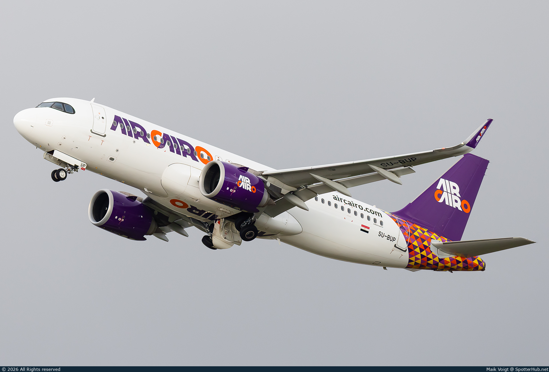 Photo of SU-BUP - Airbus A320-251N operated by Air Cairo