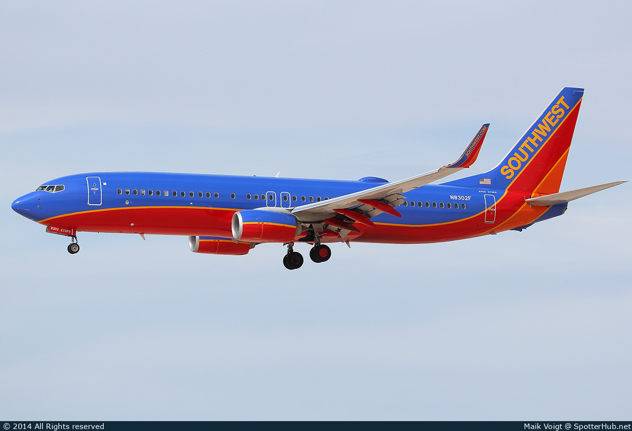 Photo of N8302F - Boeing 737-8H4 operated by Southwest Airlines