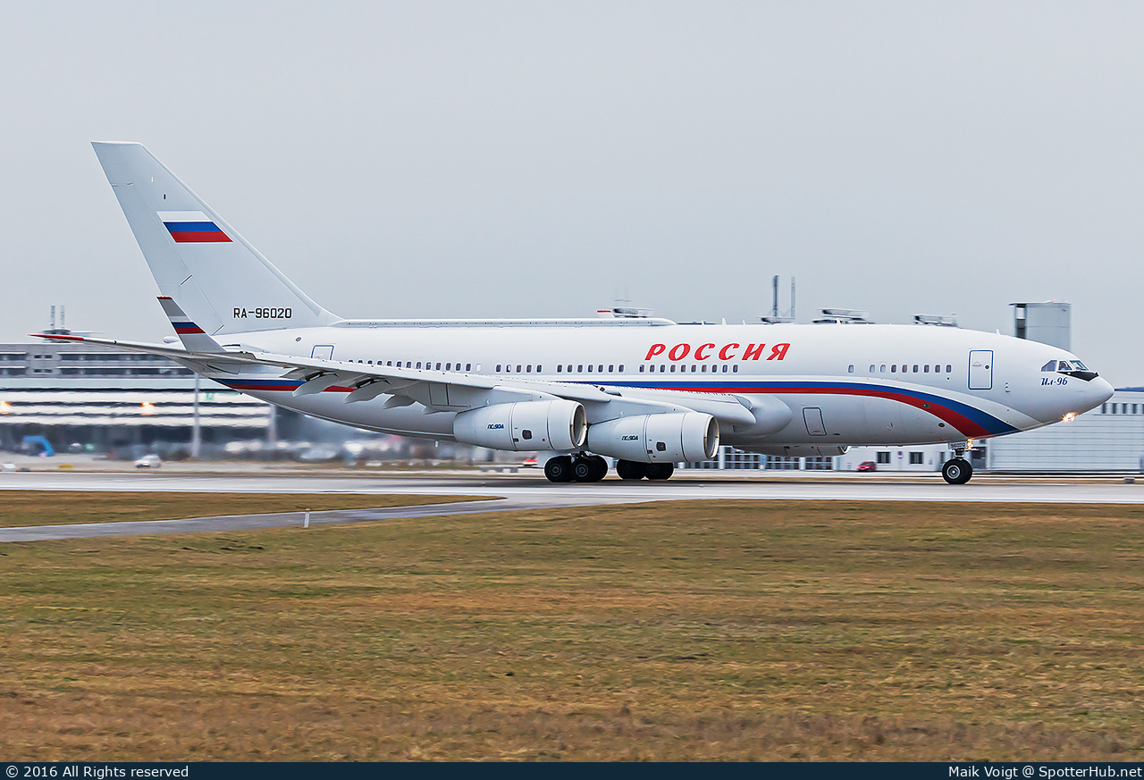 Photo of RA-96020 - Ilyushin Il-96-300PU operated by Rossiya Special Flight Detachment