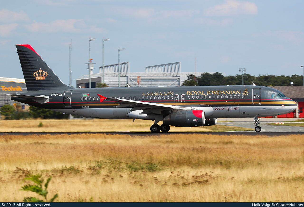 Photo of F-OHGX - Airbus A320-232 operated by Royal Jordanian Airlines